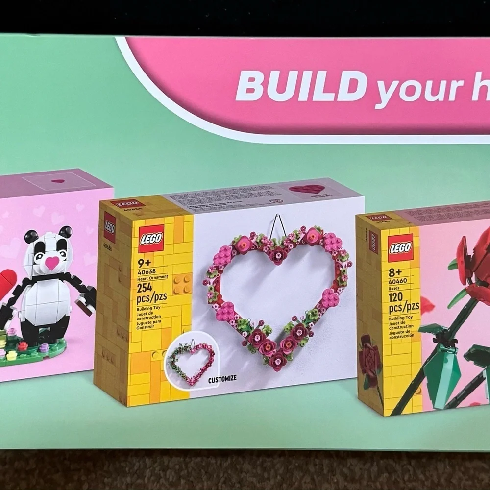 LEGO Hearts & Flowers Gift Set